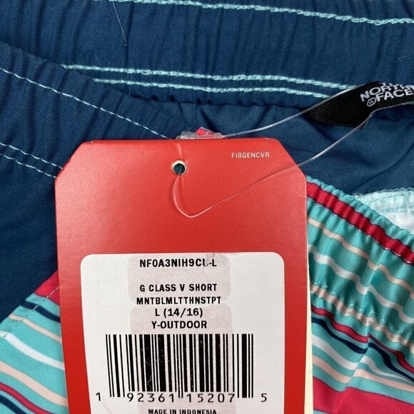 The North Face Flash Dry Girls Class V Shorts Youth Large 14/16 Outdoor NEW - Picture 9 of 9